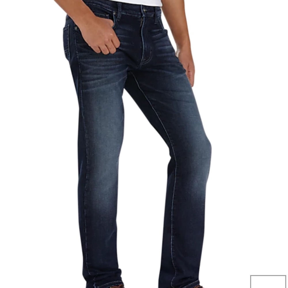Joseph Abboud Slim Fit Knit Denim Jeans in Dark Wash 🆕